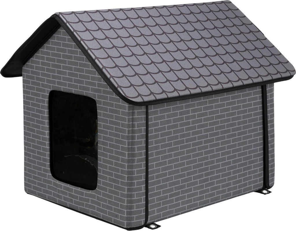 Pet House for Small Dogs & Cats – Insulated Dog House Outdoor with Foam Insulation & Waterproof Fabric, Lightweight