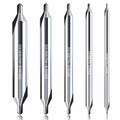 DKIBBITH 5pc Long Center Drill Bit Set, M2 HSS 60-Degree Angle 4'' Overall Length Center Drill Bits Kit, Countersink Tools for Metalworking Lathe Milling and Countersinking, Size 1.0 2.0 3.0 4.0 5.0
