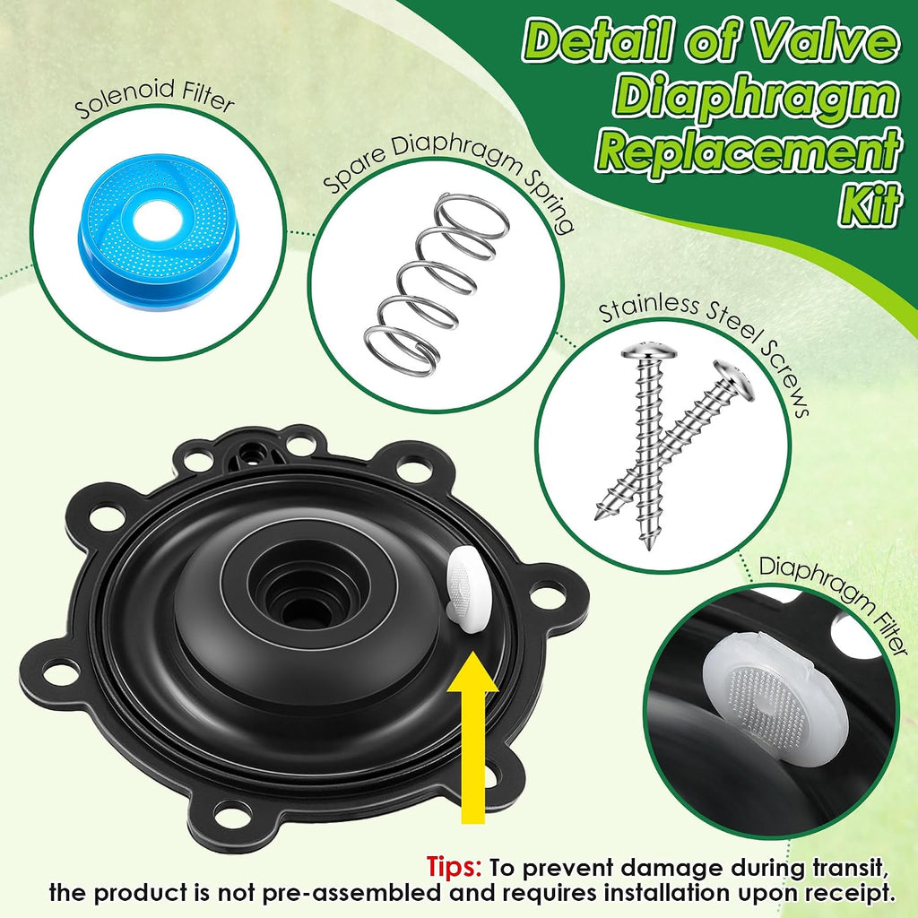 Diaphragm Repair Kit Compatible with Rain Bird DRKCP/CPF(2 Pack)