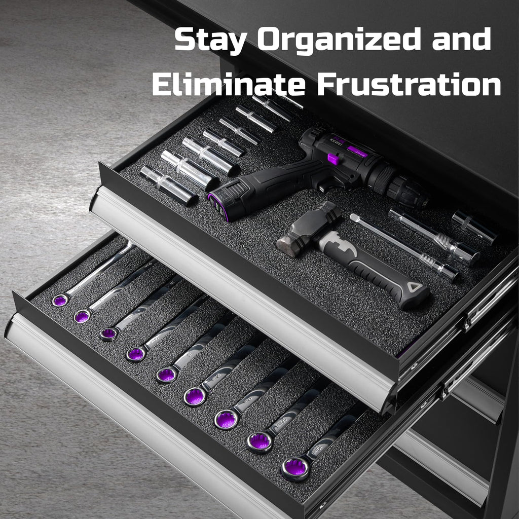 Tool Box Foam Organizer 48x24x3 inch 1PC, Kaizen Sheets for Pro Tool Control, Custom Tool Shadow Inserts for Cases &