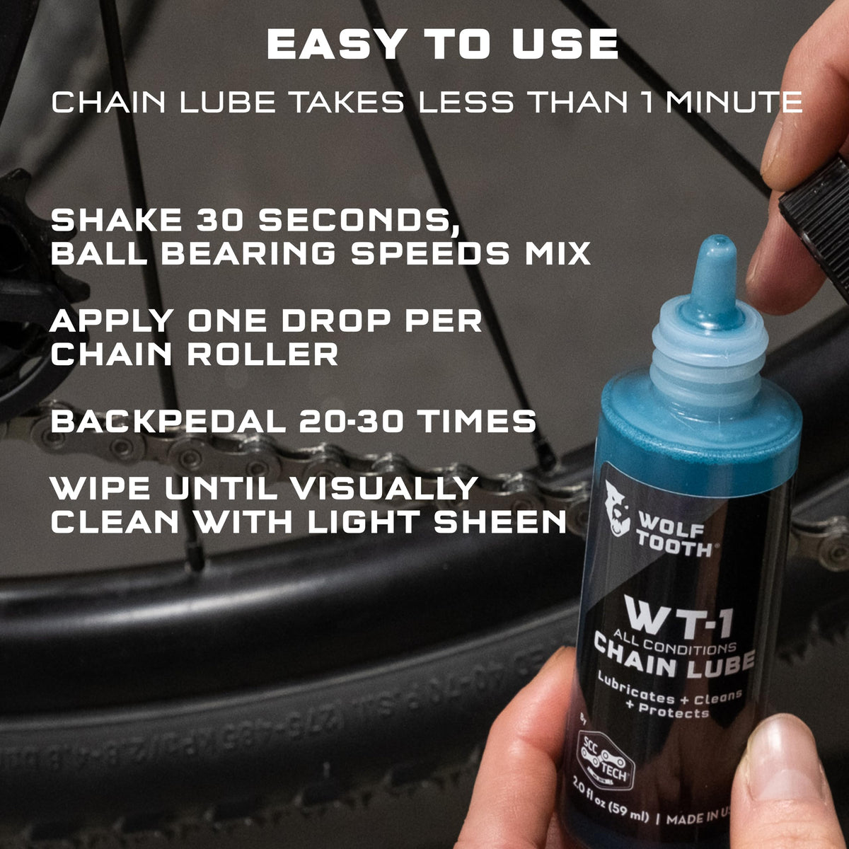 Wolf Tooth WT-1 Chain Lube 2 oz