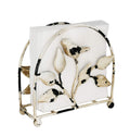 Cast Iron Bird & Tree Classic Napkin Holder/Tabletop Freestanding Tissue Dispenser, Rustic White