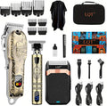 Hair Clippers Set for Men, Hair Clipper Trimmer with LED Display, Professional Cordless Hair Clipper Shaver Beard