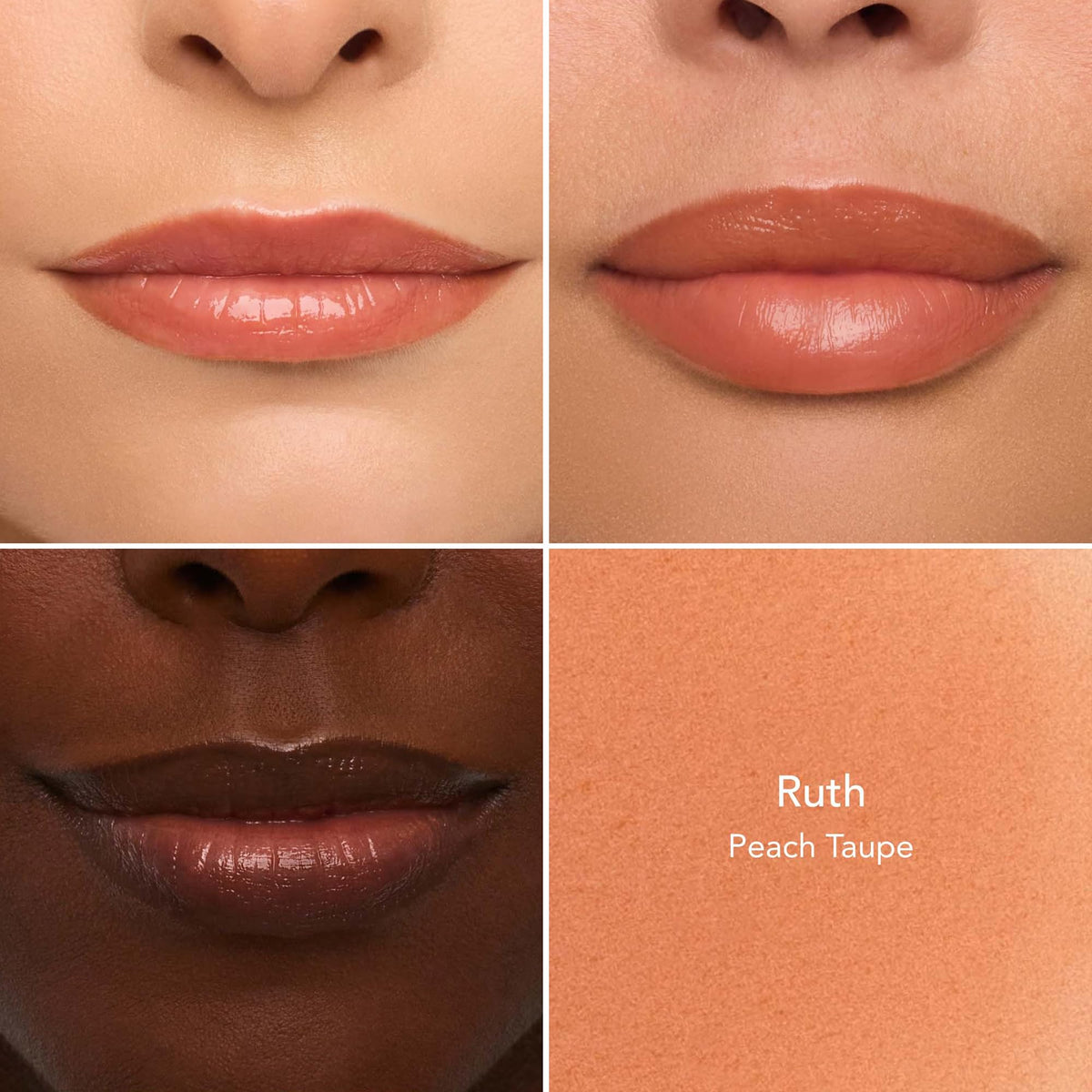 Sheer Strength Shine Lip Tint, Peach Taupe Shade