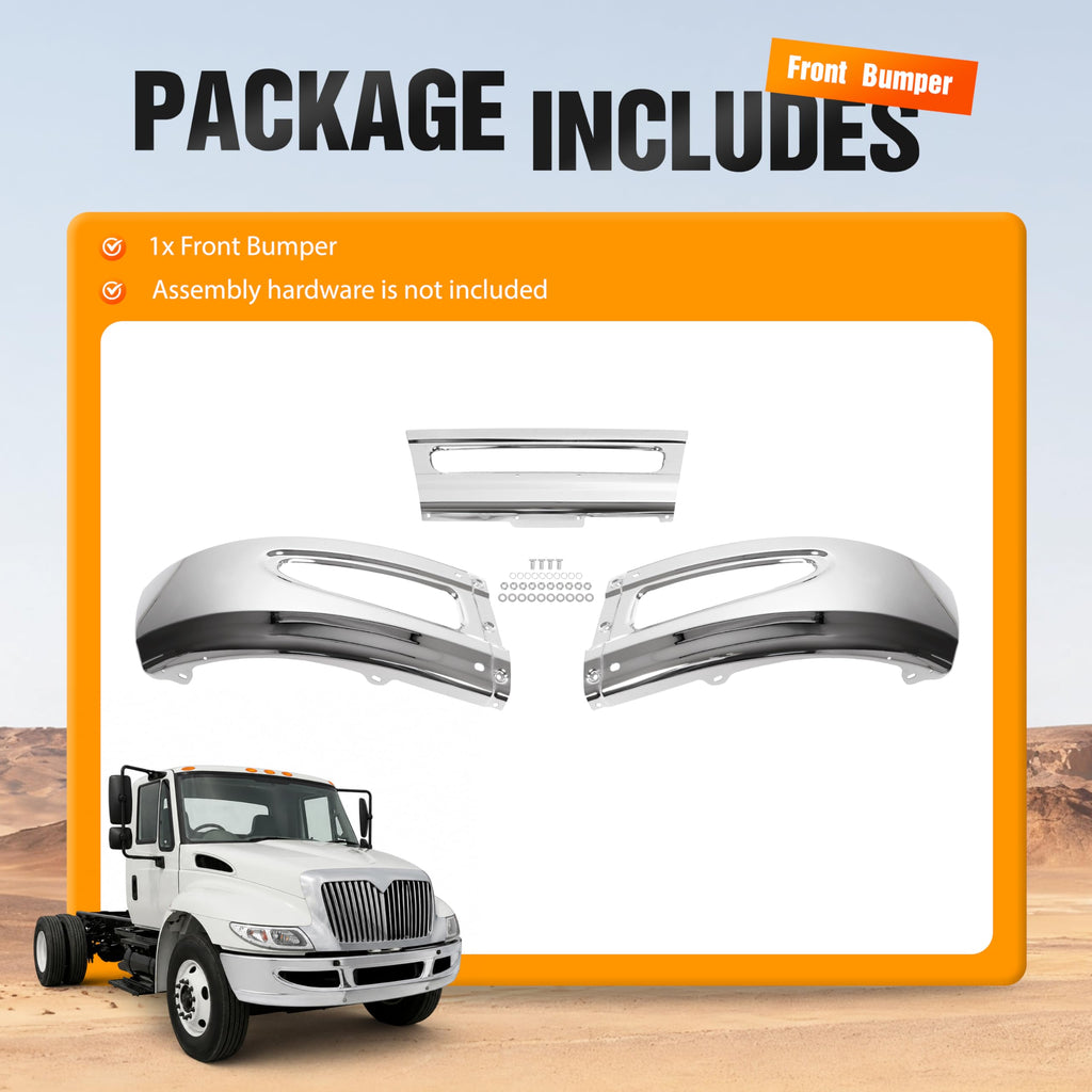 Front Bumper Compatible with 2009-2015 International 4300