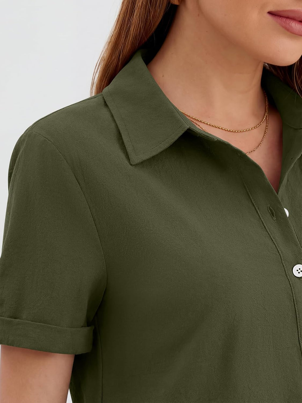 Womens Summer Casual Short Sleeve Shirt Dresses