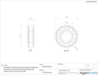 FAG NU204E-TVP2 Cylindrical Roller Bearing, Single Row, Straight Bore, Removable Inner Ring, High Capacity, Polyamide Cage, Normal Clearance, 20mm ID, 47mm OD, 14mm Width