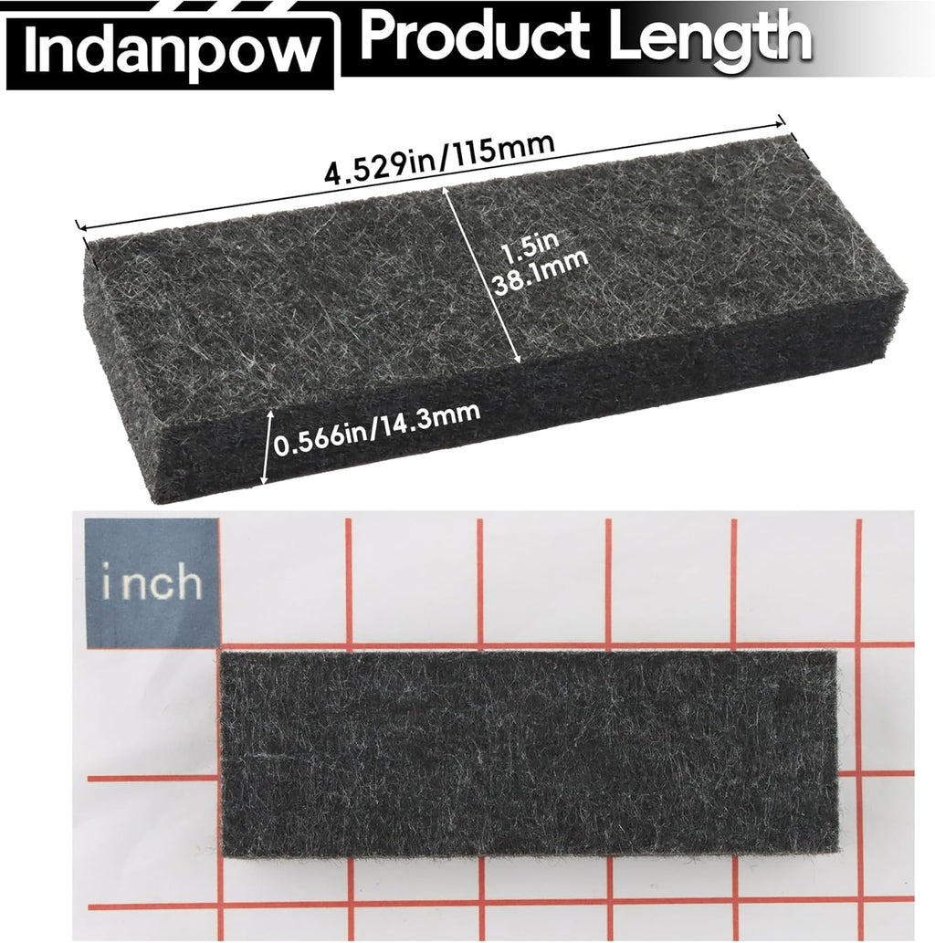 26517 Air Compressor Felt Filter Compatible with Craftsman, 4-Pack
