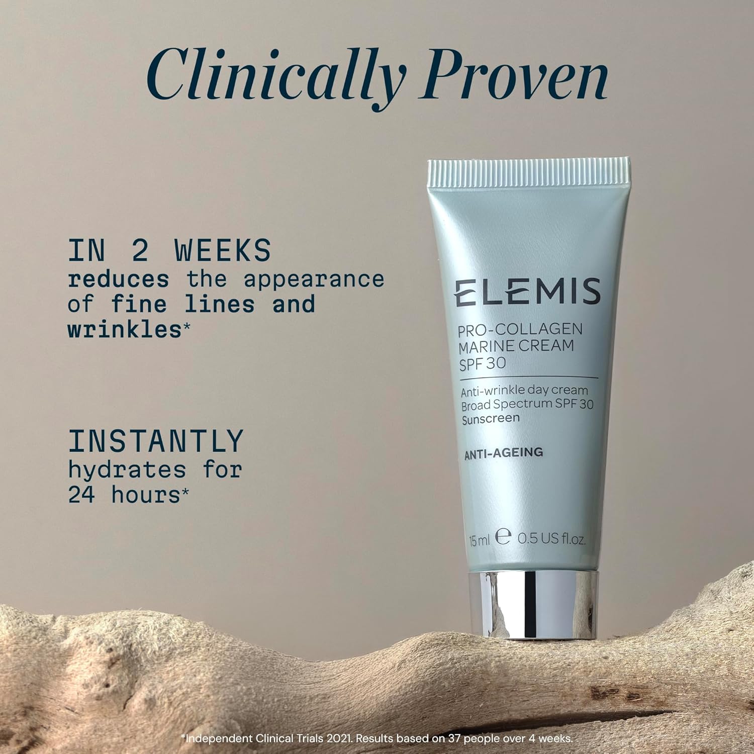 Pro-Collagen Marine Cream SPF 30, Lightweight Anti-Wrinkle Daily Facial Moisturizer