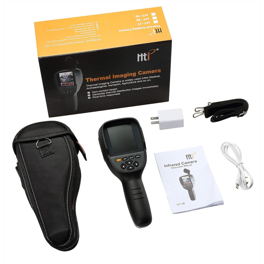 Higher Resolution 320 x 240 IR Infrared Thermal Imaging Camera. Model HTI-19 with Improved 300,000 Pixels, Sharp
