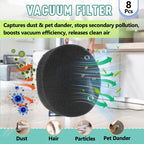 8 Pcs 1608225 Premotor Filter Compatible with Bissell