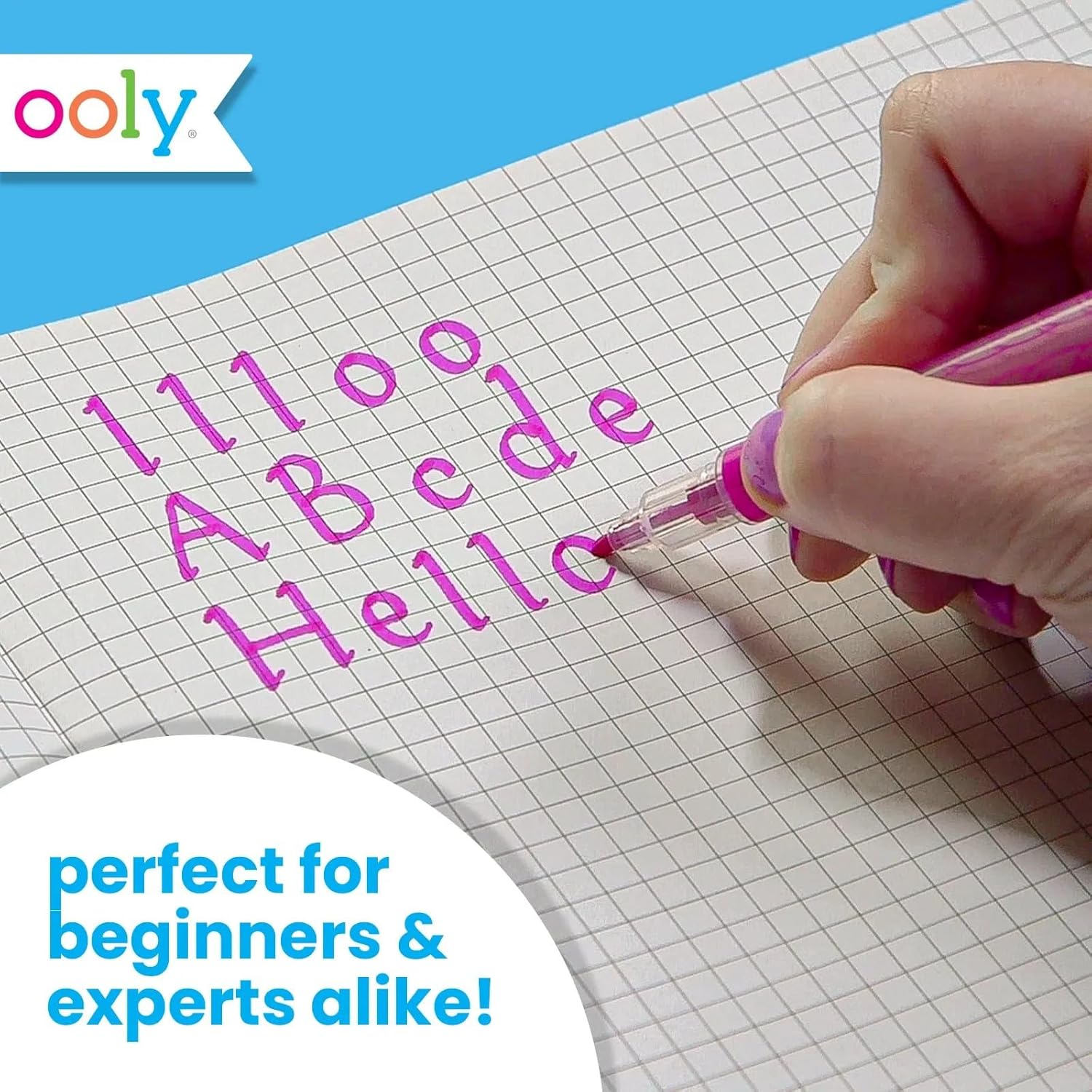 Calligraphy Duo - 12 Double Ended Calligraphy Pens for Writing & Hand Lettering, Dual Tip Pens for Beginners or Kids