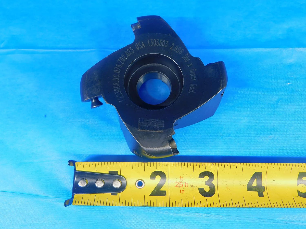 Walter 2.996 O.D. FACE Mill F2238CR.UC.076.Z02.025 17.75mm Pilot 4 Pockets 3" - AR7346RDT