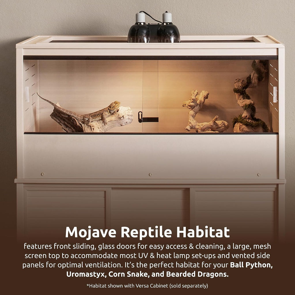 ECOFLEX 48" Mojave Reptile Enclosure, Large, Maple