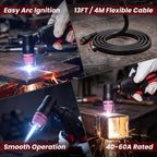 Bestarc Pilot Arc Plasma Cutting Torch, AG60P 4 Meters High Frequency Air