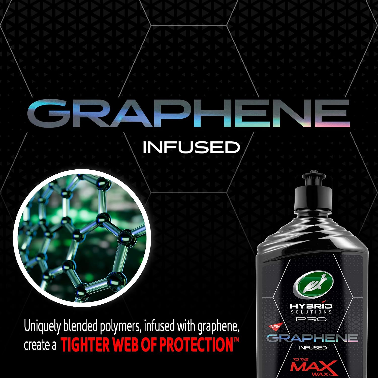 53479 Hybrid Solutions Pro to The Max Wax Graphene Liquid Wax, Patent-Pending Advanced Paint Protection, Extreme