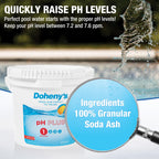 pH Plus | Raise Your Swimming Pool pH Level | Pro-Grade Granular Soda Ash (Sodium Carbonate) | Proper pH Levels