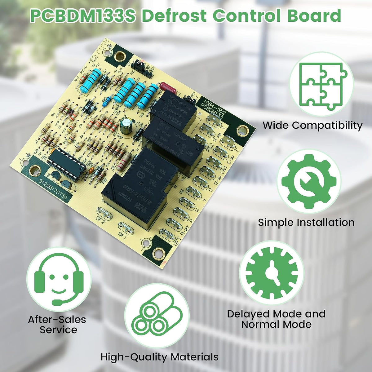 PCBDM133S Defrost Control Board 1084-552 PCBDM133 for Goodman and Amana