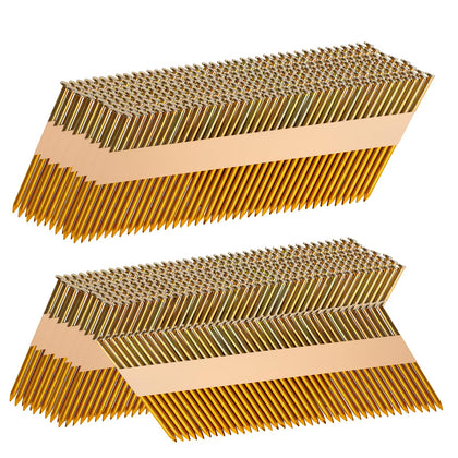 30-34 Degree Framing Nails 3.0" x .12" EG Ring Shank 1000 PCS