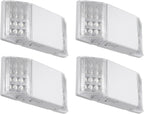 TORCHSTAR 4-Pack LED Emergency Lighting with Battery Backup White