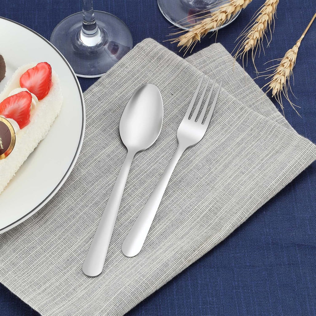 36-Piece Tea Spoons Set - 5.9" Stainless Steel Tea Spoon Silverware, Durable Small Spoons, Cost-effective Teaspoon