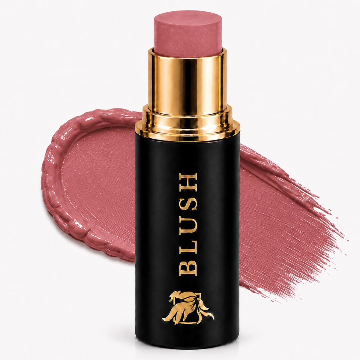 Cream Blush Stick, Buildable Dewy Flush, Wild Rose