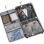 Solutions 45" Premium 2-Wheeled Rolling Garment Bag