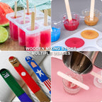 30 ml Epoxy Mixing Cups, 200-Pack, with 50 Wooden Sticks