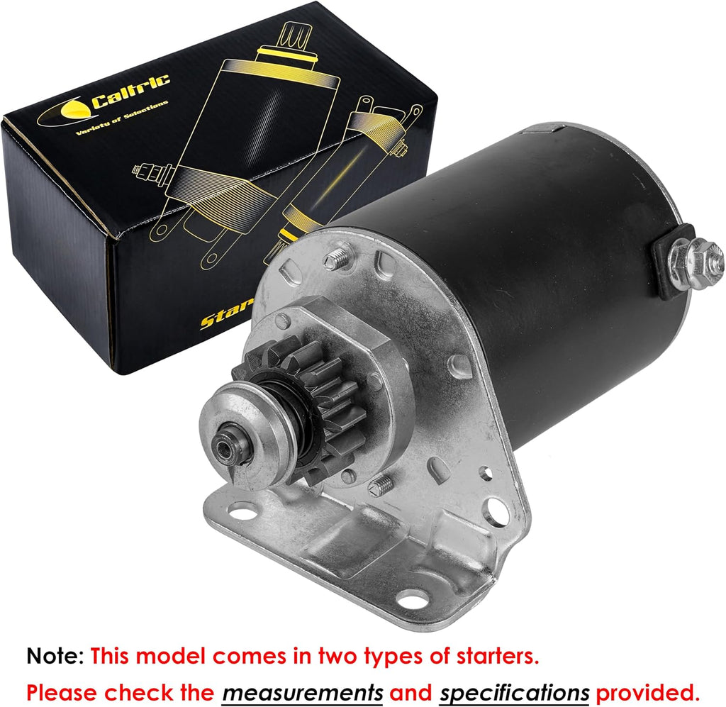 Caltric Starter Compatible with John Deere E120 E130 E140 E150 E160 E170 MIA13038 / 15 Teeth Steel Gear