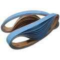 2x42 Sanding Belts 80 Grit, 10 Pack