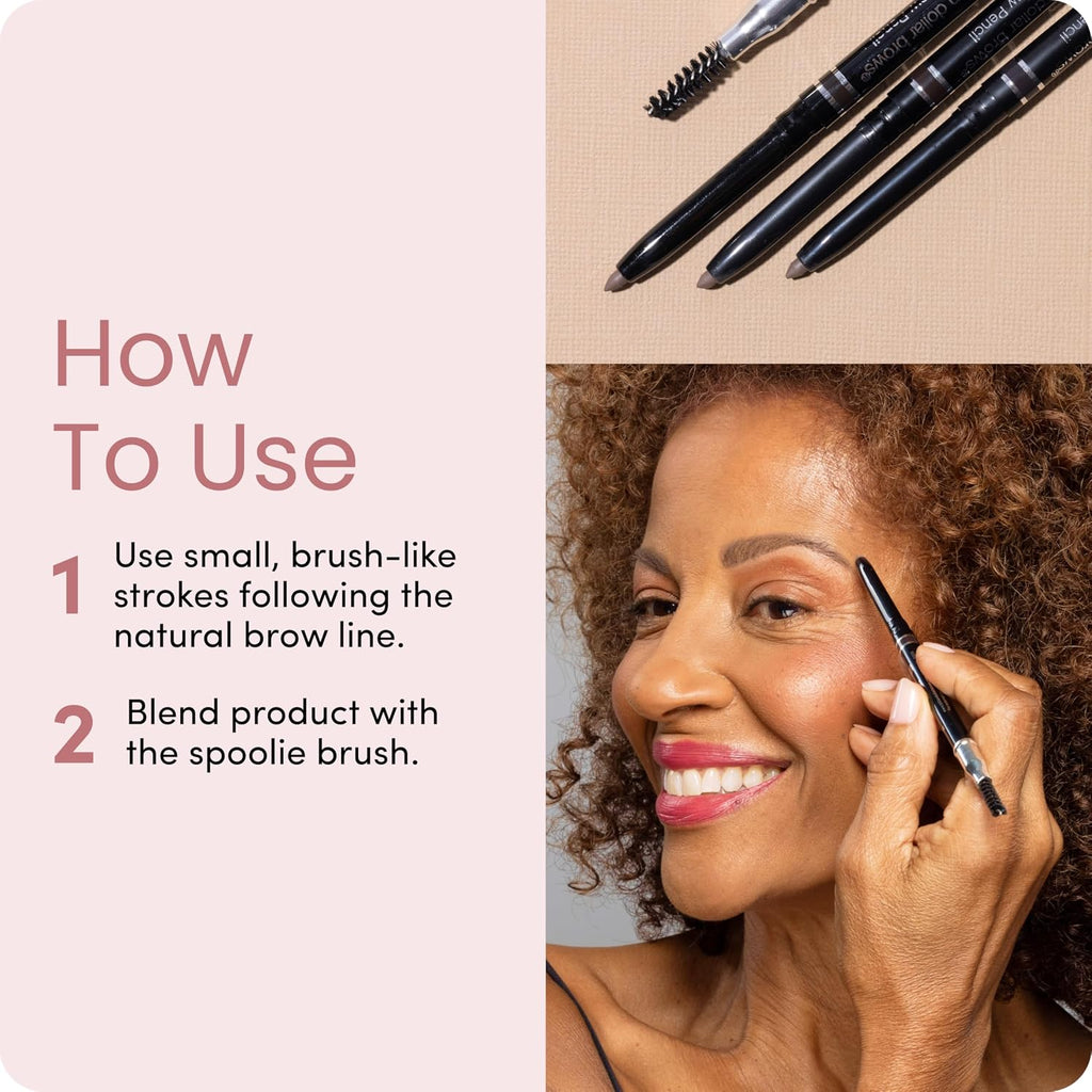Universal Eyebrow Pencil Retractable Spoolie Liner