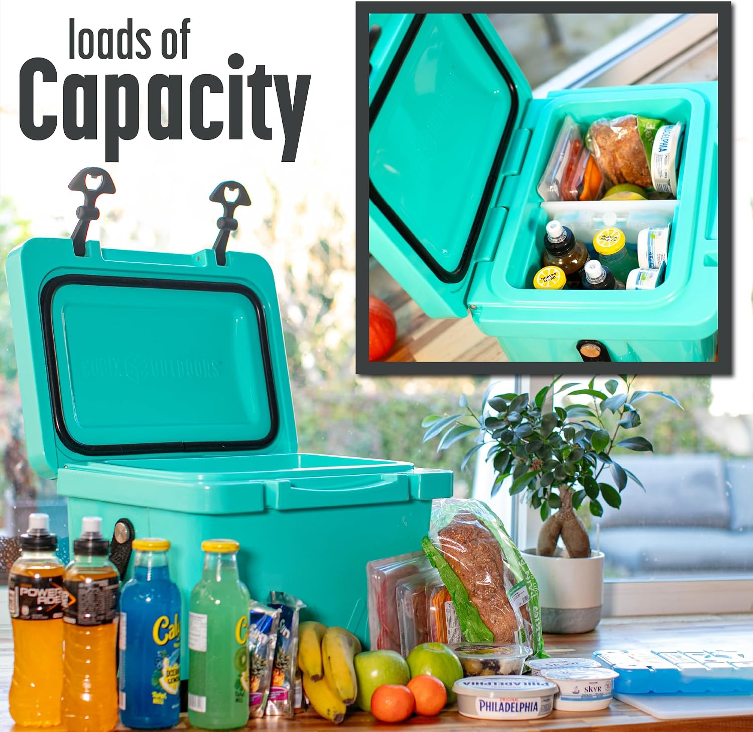 Viva 14QT Portable Hard Cooler – On‑The‑Go Personal Ice Chest for Everyday Use, Beach, Sports, Camping & Picnics