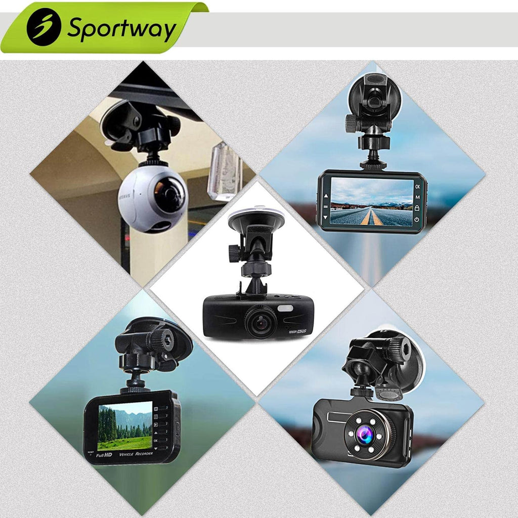 S30 Dash Cam Suction Mount (2nd Gen) with 10pcs Joints for REXING,Z-Edge,Old Shark,YI,KDLINKS,Falcon