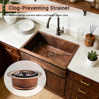 CT Copper Tailor Copper Kitchen Garbage Disposal Flange Fit 3.5 Inch Standard Drain Hole
