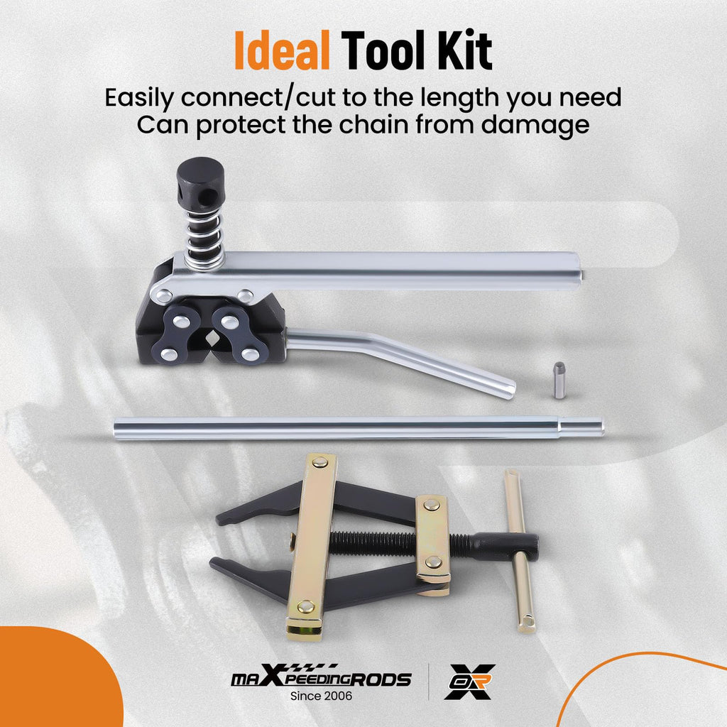 maXpeedingrods Roller Chain Tools Kit for #60#80#100 Roller Chain