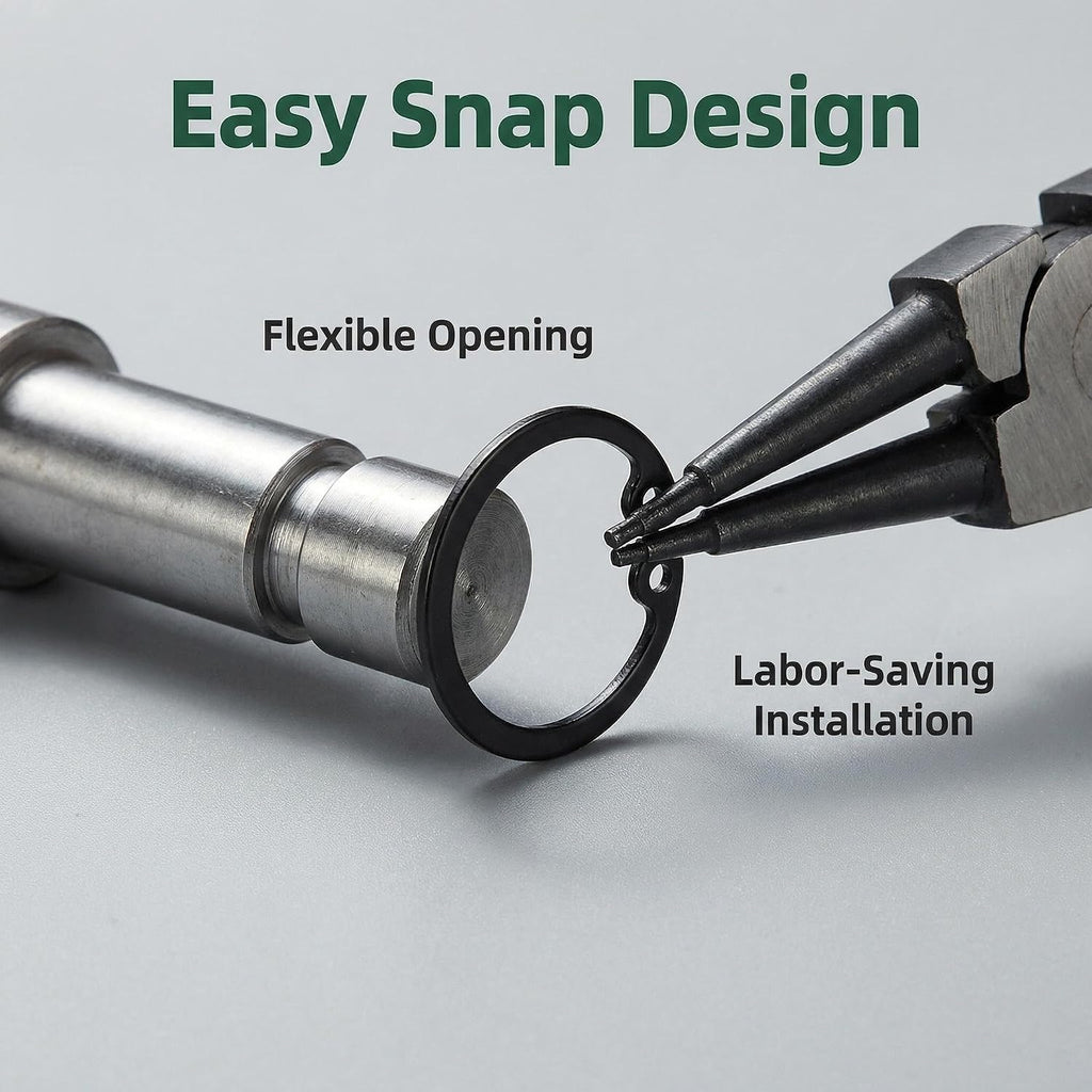 Internal Snap Ring Kit SAE, 565Pcs, 18 Sizes (1/8"-1-1/4")
