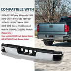 Rear Bumper Step Bumper Assembly Fit For 2014-2018 Chevy Silverado 1500