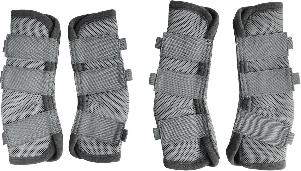 Horse Fly Boots Set of 4 Non Slip Breathable Mesh Leg Protection