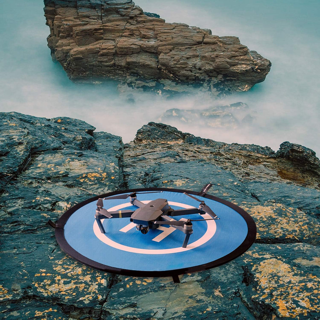 Drone Landing Pad, 22"/55cm Waterproof Portable Foldable Helipad Helicopter Landig Mat for DJI Mavic Pro Phantom