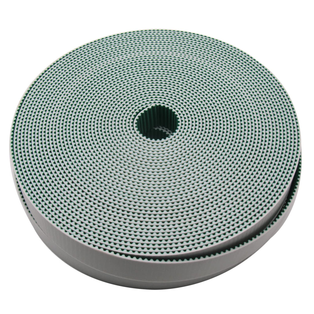 CKPSMS Brand -PU White STD STS S5M Open Timing Belt with Steel Wires for Industrial Machines (Width:10MM, Length:40Meters)