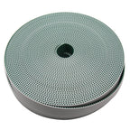 CKPSMS Brand -PU White STD STS S5M Open Timing Belt with Steel Wires for Industrial Machines (Width:25MM, Length:1Meter)