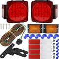 Submersible LED Trailer Light Kit, Super Bright Brake Stop Turn Tail License Lights for Camper Truck RV Boat