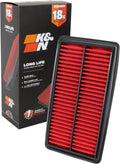 K&N Engine Air Filter: Long Life 18,000 Mile Replacement Air Filter: Compatible with 2016-2026 Honda/Acura V6 (Odyssey, Passport, Pilot, Ridgeline, MDX), KNA-5041