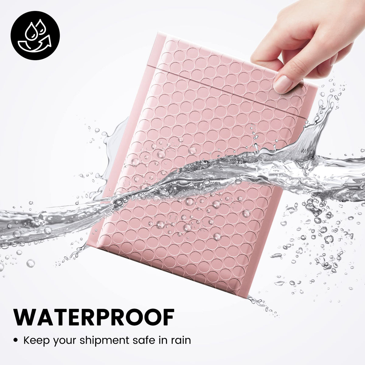 300 Pack Sakura Pink Bubble Mailers 6x10 Bubble Shipping Envelopes