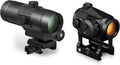 Optics Crossfire Red Dot Sight (CF-RD2) & 3X Magnifier w/Built-in Flip Mount (VMX-3T)