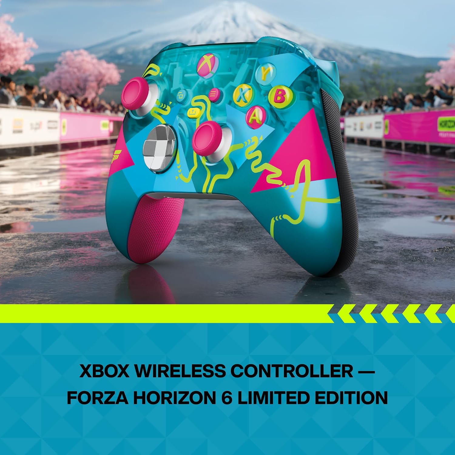 Xbox Wireless Gaming Controller | Forza Horizon 6 Limited Edition | Consoles, PCs, TVs, mobile, and more | Dynamic