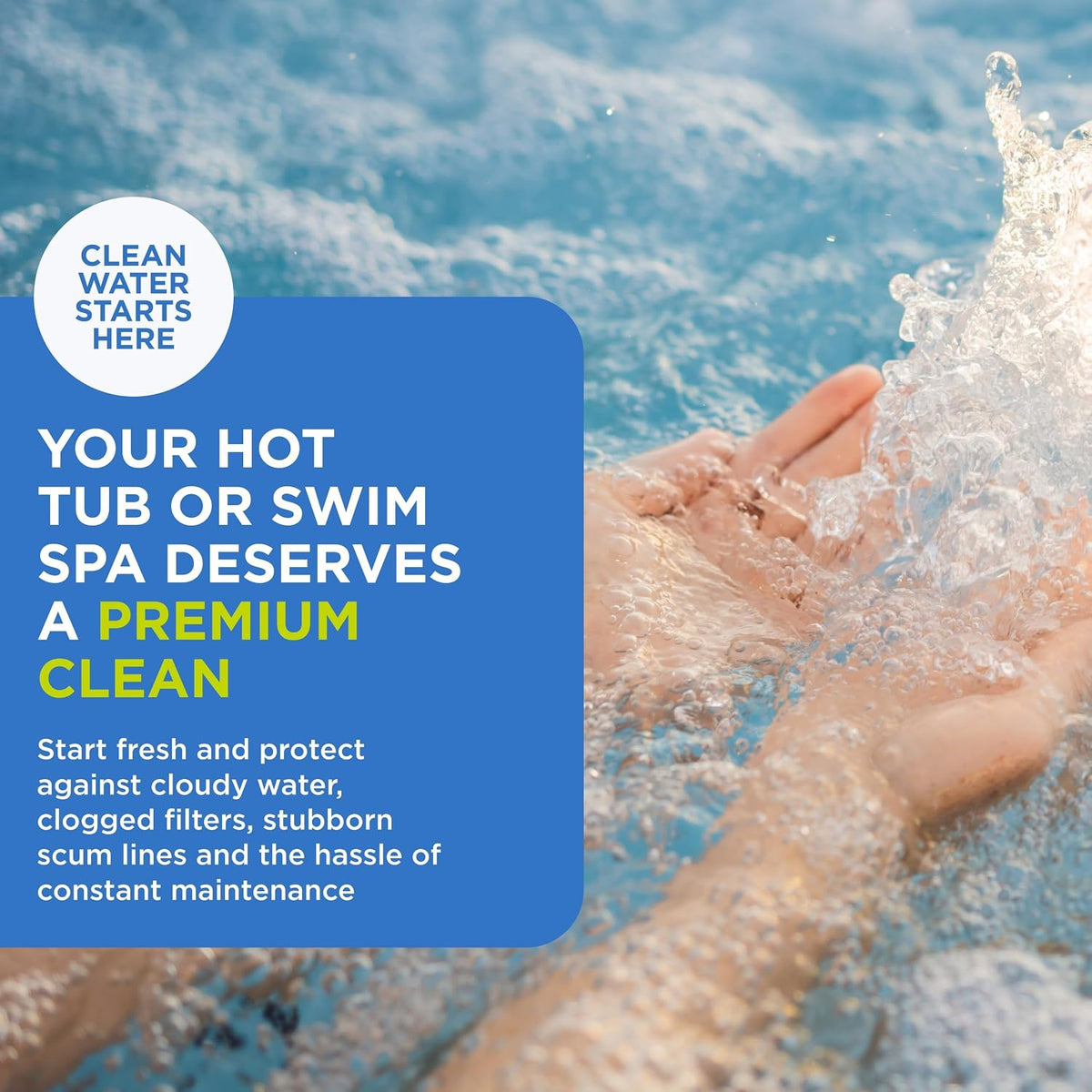 FROG Pipe & Jet Cleanser for Hot Tubs and Swim Spas, Multi Dose, 1 Pack