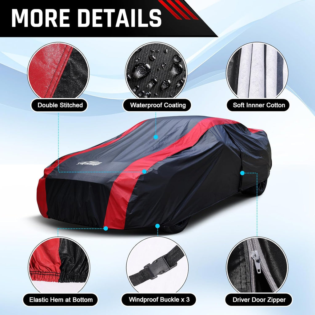 Car Cover Custom Fit for BMW M4/4 Series 420i 428i 430i 435i 440i, BMW i4 2014-2025, Coupe Car Cover Waterproof All
