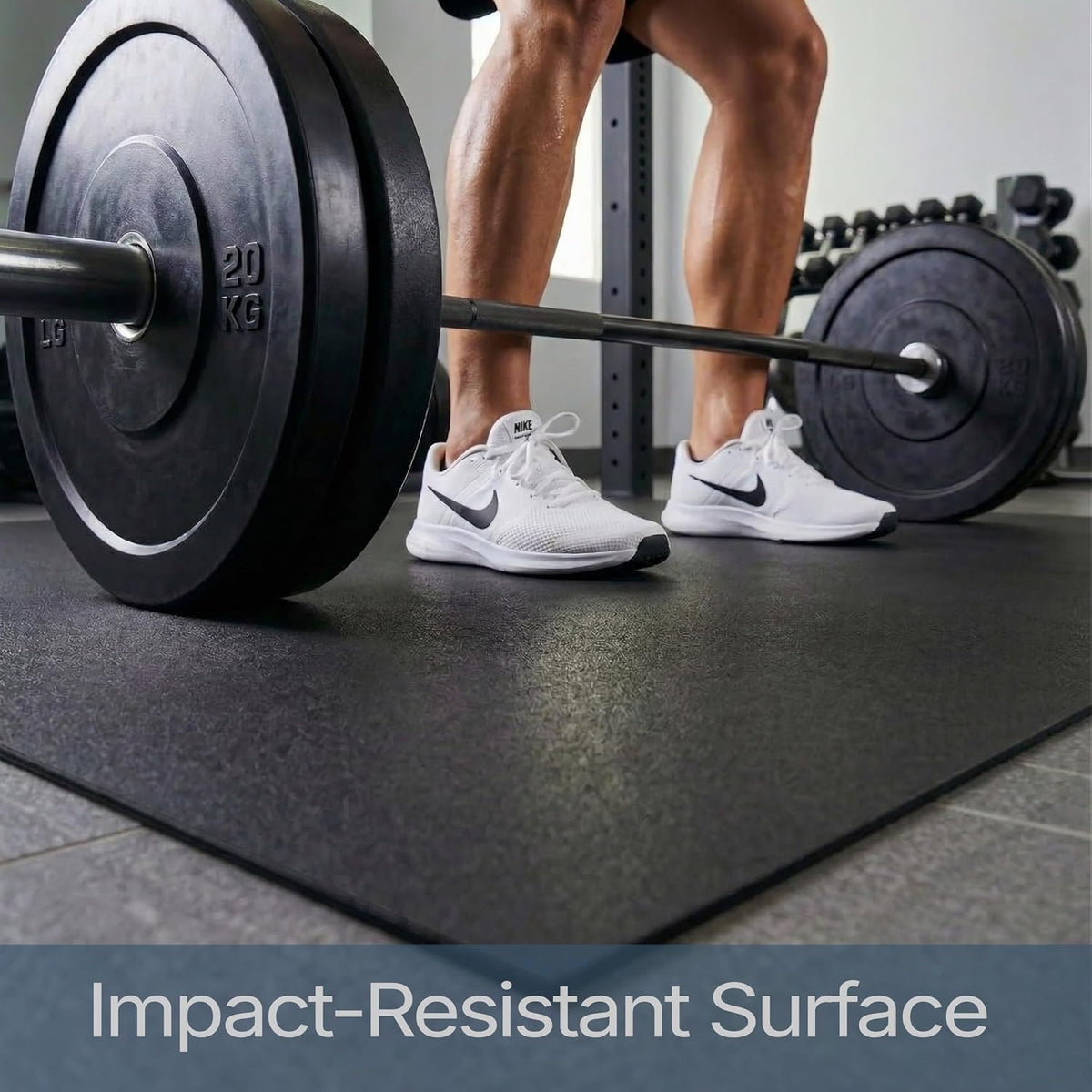 Flooring Inc's 1/4" Thick Tough Rubber Flooring Roll | Flexible Recycled Rubber Floor Mats for Home Gym | Heavy Duty