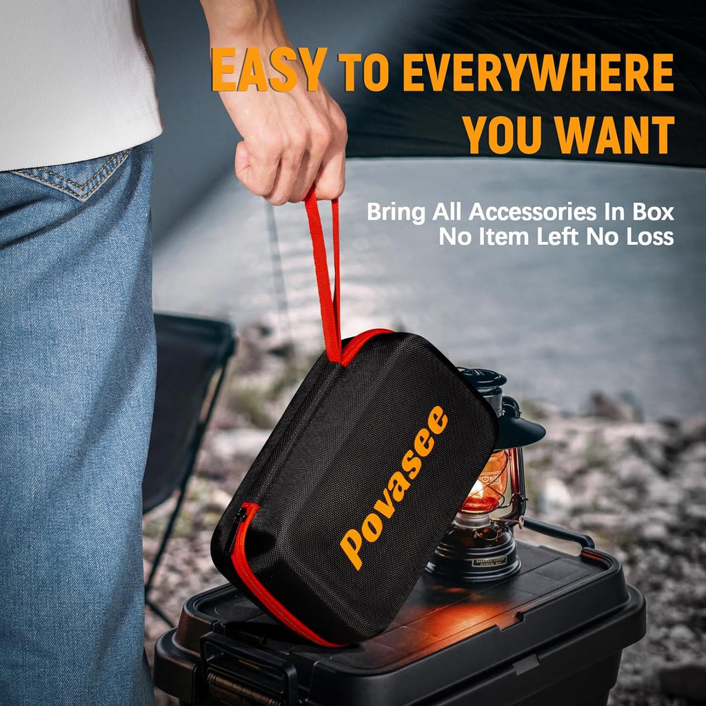 [2026NEW Model] 5000A Jump Starter with Air Compressor,Car Jumper Starter Portable with 150PSI Tire Inflator 12V Jump